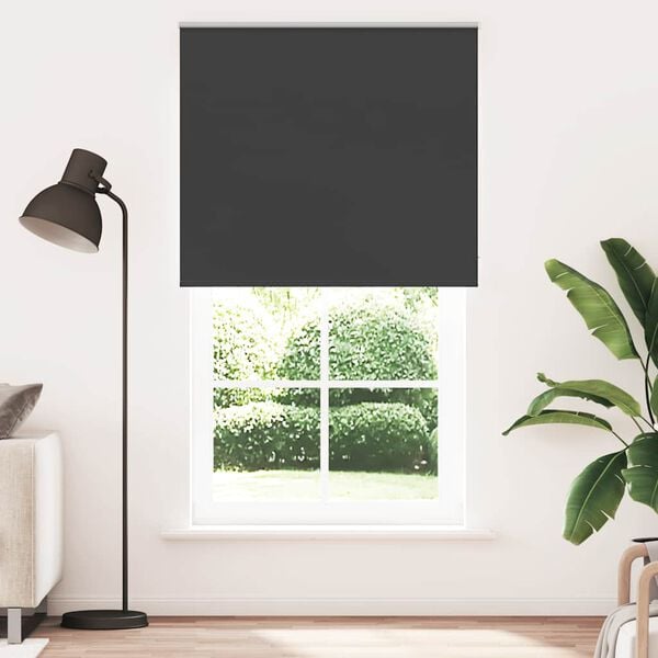 vidaXL Persiana de enrolar 125x230 cm largura tecido 121,6cm poli&eacute;ster
