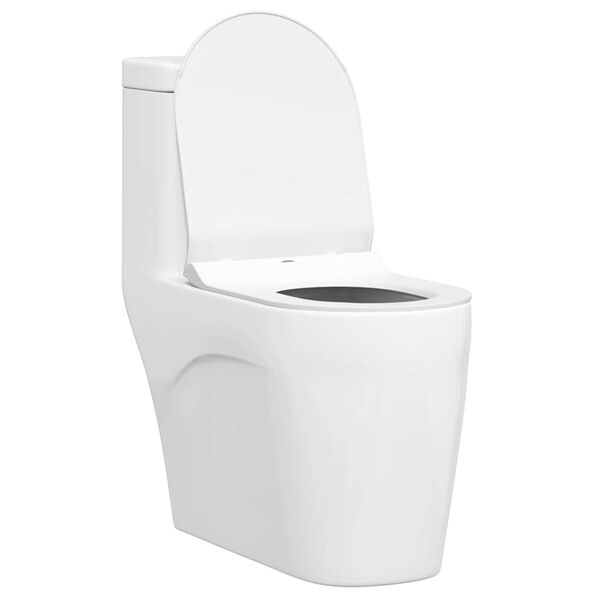 vidaXL Assento de Vaso Sanit&aacute;rio Branco 48,5 x 36 x 5 cm Polipropileno