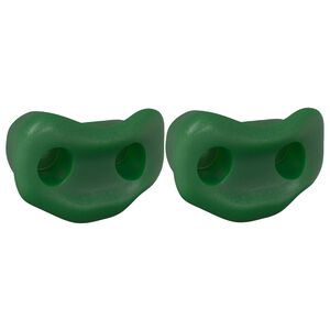 vidaXL Agarras de Escalada 2 pcs Verde 100 x 67 x 43 mm PP