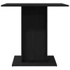 vidaXL Mesa jantar 80x80x75 cm derivados de madeira carvalho preto