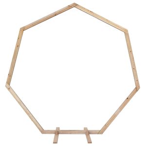 vidaXL Arco de Casamento Marrom Claro 221 x 92 x 216 cm