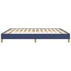 vidaXL Estrutura de cama sem colch&atilde;o 180x200 cm tecido azul