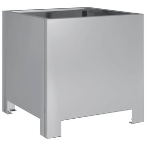 vidaXL Vaso/floreira de jardim 30x30x30 cm a&ccedil;o galvanizado