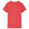 T-shirt para criança vermelho 104