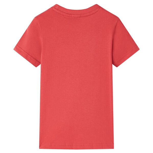 T-shirt para criança vermelho 104