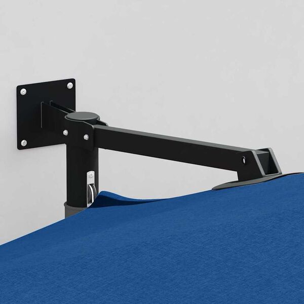 vidaXL Guarda-sol de Jardim Azul e Preto 248 x 248 x 148 cm