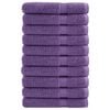 vidaXL Toalhas premium SOLUND 10 pcs 100x200 cm 600 gsm roxo