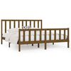 vidaXL Estrutura de cama super king 180x200 cm madeira castanho-mel