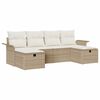 vidaXL Conjunto de Sof&aacute; de Jardim 6 unid. Rattan Sint&eacute;tico