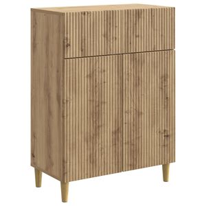 vidaXL Buffet Carvalho Arttisan 66 x 34,5 x 90 cm Derivados de Madeira