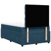 vidaXL Cama boxspring com colch&atilde;o 120x190 cm veludo azul