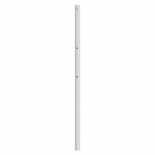 vidaXL Cabeceira de substitui&ccedil;&atilde;o 107 cm metal branco