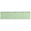 vidaXL Floreira Verde 240 x 80 x 75 cm A&ccedil;o