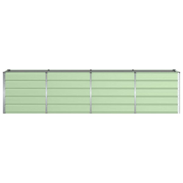 vidaXL Floreira Verde 240 x 80 x 75 cm A&ccedil;o