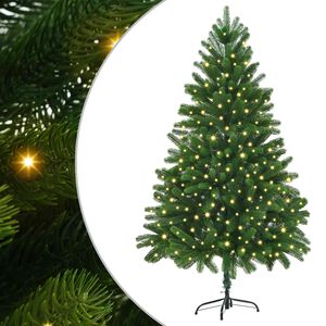 vidaXL &Aacute;rvore de Natal com 300 LEDs com suporte Verde 180 cm PE