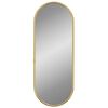 vidaXL Espelho de parede 40x15 cm oval dourado