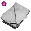 vidaXL Lona 180 g/m&sup2; 6x8 m PEAD cinzento