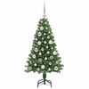 vidaXL &Aacute;rvore de Natal Artificial Verde 120 cm PVC, A&ccedil;o e Pl&aacute;stico