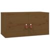 vidaXL Arm&aacute;rio de parede 60x30x30 cm pinho maci&ccedil;o castanho mel