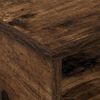 vidaXL Mesa-de-cabeceira Carvalho Defumado 40 x 31 x 15 cm