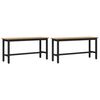 vidaXL Banco de Jantar 100 x 32,5 x 48,5 cm 2 unid.