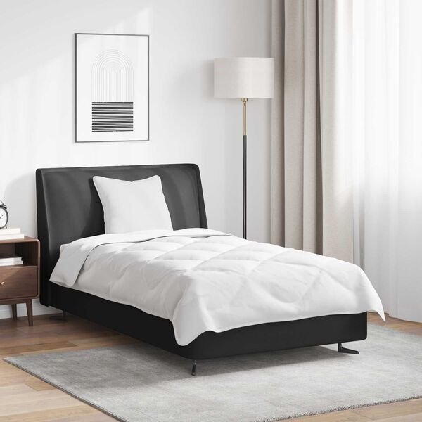 vidaXL Edred&atilde;o com travesseiro 2 pcs Branco Microfibra