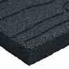 vidaXL Pedra Passo 6 pcs Preto 60,5 x 25 x 2 cm Borracha