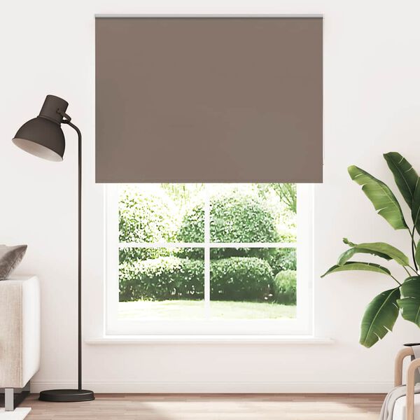 vidaXL Persiana de enrolar 150x210 cm largura tecido 146,6cm poli&eacute;ster