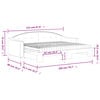 vidaXL Sof&aacute;-cama c/ gavet&atilde;o/colch&otilde;es 80x200cm tecido cinza-acastanhado