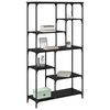 vidaXL Estante Carvalho Preto 99 x 35,5 x 176 cm Madeira processada