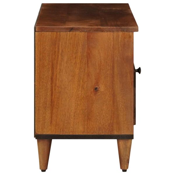 vidaXL Gabinete para TV com gaveta Nogueira 100 x 33 x 46 cm