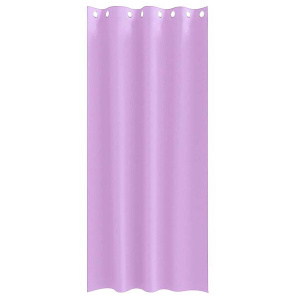 vidaXL Cortinas Blackout com Argolas 2 pcs Roxo 225 x 140 cm Poli&eacute;ster