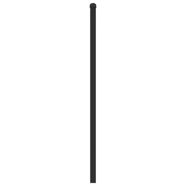 vidaXL Cabeceira de cama 160 cm derivados madeira/a&ccedil;o carvalho fumado