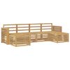 vidaXL Conjunto de Sof&aacute;s para Exterior 6 unid. Branco