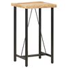 vidaXL Mesa de bar 60x60x107 cm madeira de mangueira &aacute;spera