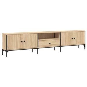 vidaXL M&oacute;vel TV c/ gaveta 200x25x44 cm deriv. madeira carvalho sonoma