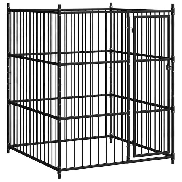 vidaXL Canil de exterior 150x150x185 cm