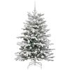 vidaXL &Aacute;rvore de Natal Articulada Artificial Branco 150 cm PE e PVC