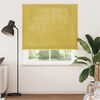 vidaXL Estores de rolo com cortinas Manual Amarelo 140 x 220 cm Bambu