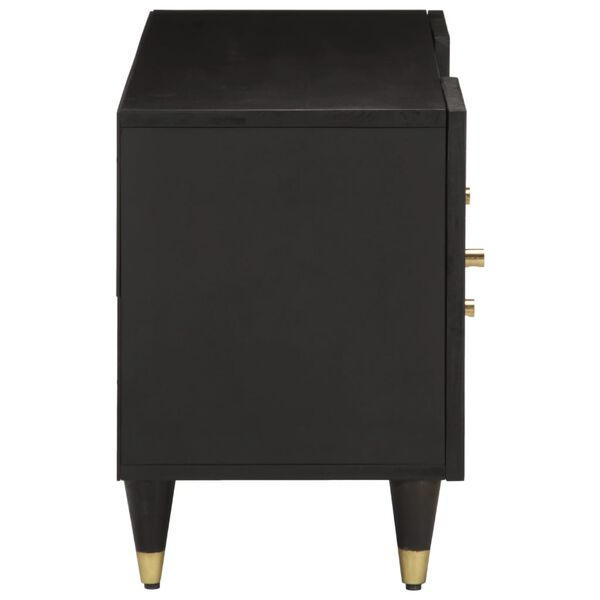vidaXL M&oacute;vel de TV 105x33x46 cm madeira de mangueira maci&ccedil;a