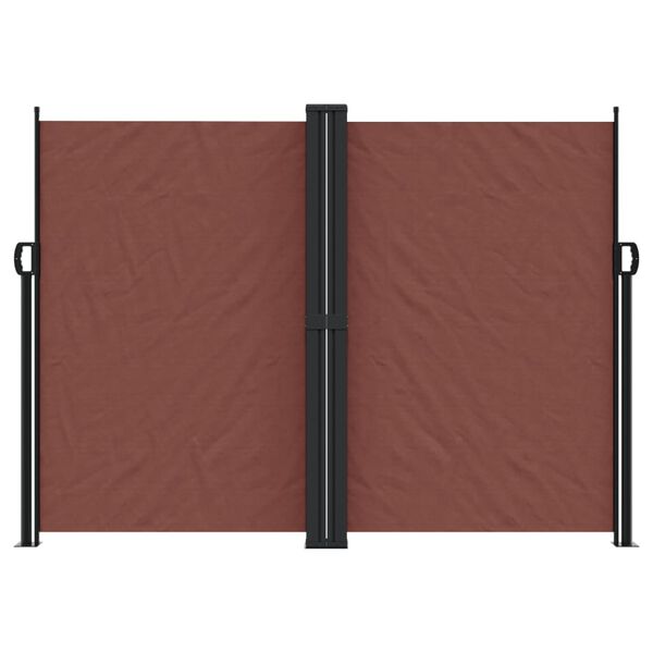vidaXL Toldo lateral retr&aacute;til 180x600 cm castanho