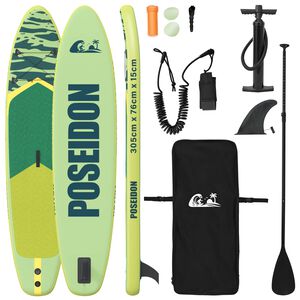 vidaXL Prancha Infl&aacute;vel de Stand Up Paddle POSEIDON 305 x 76 x 15 cm