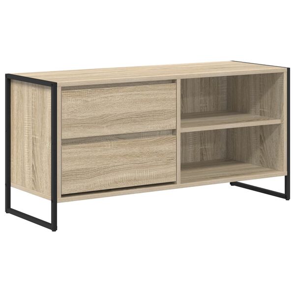 vidaXL Gabinete para TV Sonoma 100 x 36 x 49,5 cm Madeira processada
