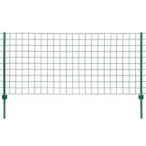 vidaXL Cerca 20x1 m a&ccedil;o verde