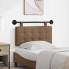 vidaXL Cabeceira Suspensa Cappuccino 100 x 55 x 5 cm Couro Sint&eacute;tico