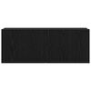 vidaXL Gabinete para TV 2 pcs Carvalho Preto 80 x 30 x 30 cm
