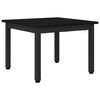 vidaXL Mesa de centro Carvalho Preto 50 x 50 x 36 cm