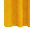 vidaXL Cortinas opacas 2 pcs Amarelo Mostarda 140 x 140 cm Veludo