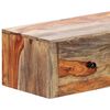 vidaXL Mesa consola de parede 100x25x20 cm madeira de acácia maciça