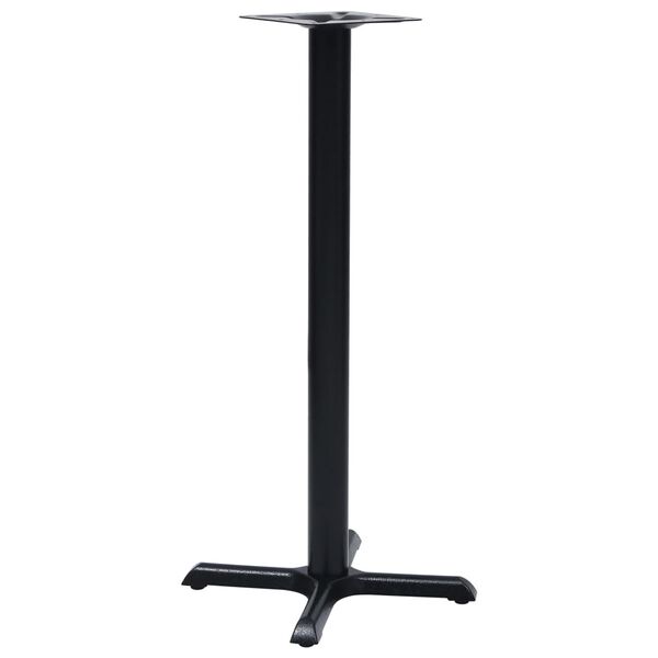 vidaXL Perna para mesa de bistrô 56x56x107 cm ferro fundido preto